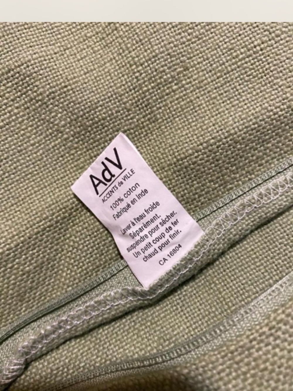 Sage Green Decorative Pillow Cover